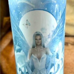 NWT-   Blue angel wolf tumbler 20oz